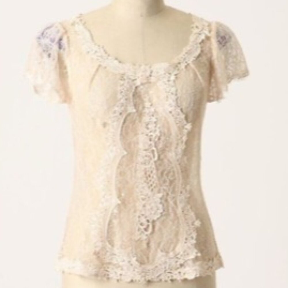 NWT Anthropologie Lace Top